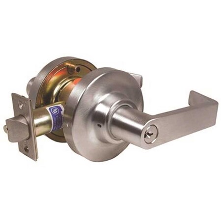 Terraza Hardware Storeroom 26D Door Lever, Satin Chrome TE2996108